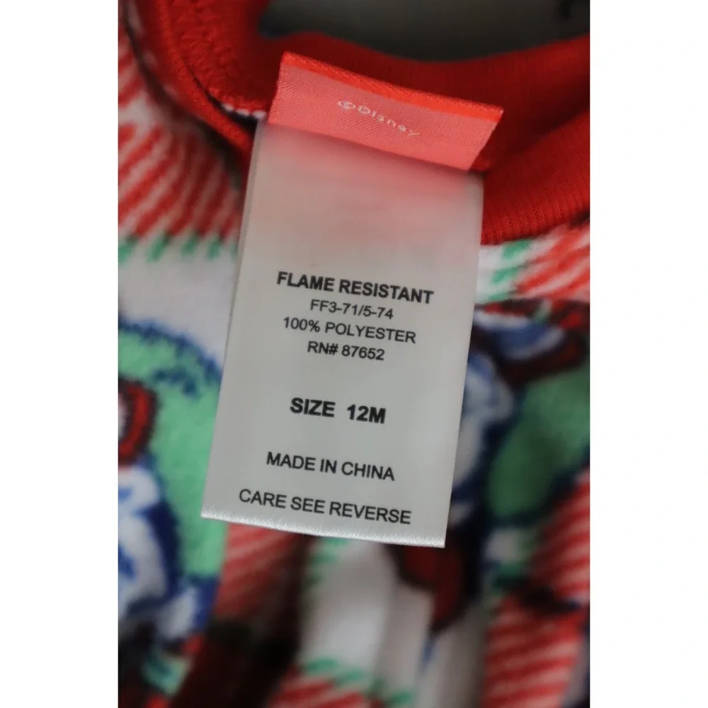 Briefly Stated Infant Mickey Mouse  Christmas Onesie - Size‎ 12M